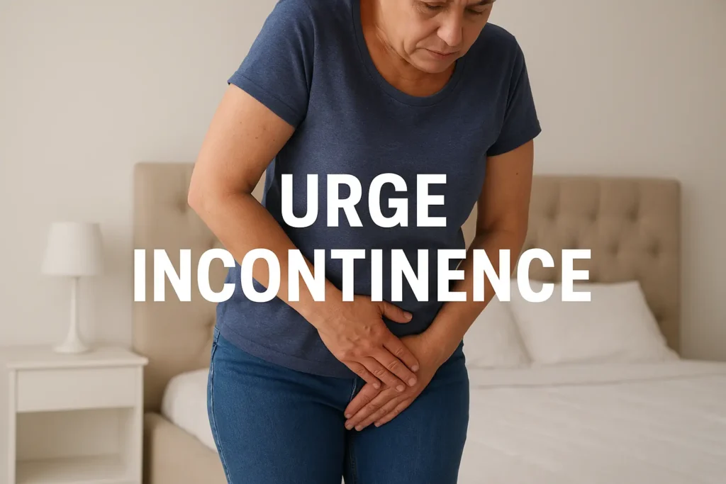 how to manage urge incontinence Shropshire symptoms