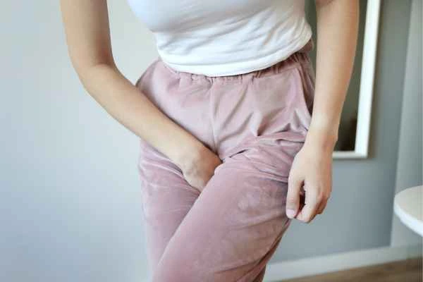 woman struggling with urine incontinence Shropshire
