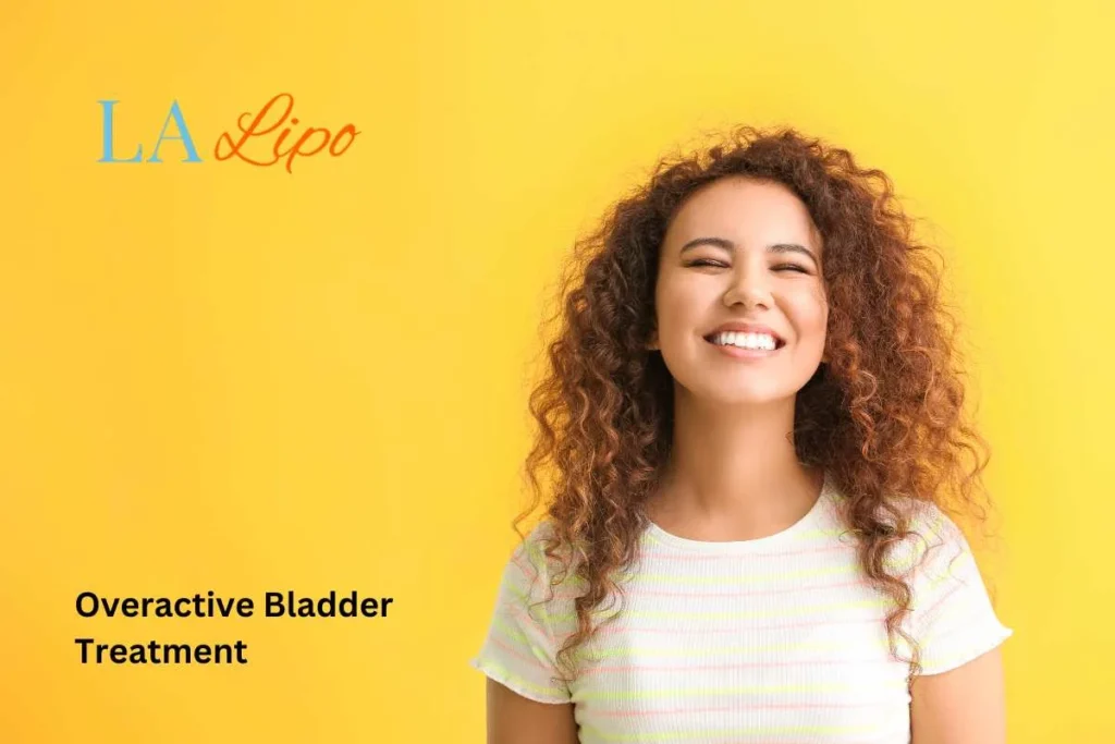 woman smiling about overactive bladder treatment Shropshire solutions