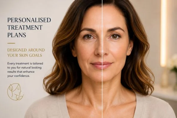 Before and after results of Collagen Lift Therapy Shropshire